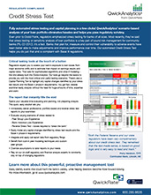 Credit Stress Test In QwickAnalytics®